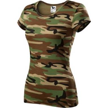 C22 Camo Pure Tričko dámské camouflage brown XS