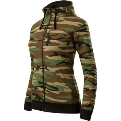 C20 Camo Zipper Mikina dámská camouflage brown XS