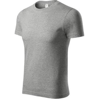 P73 Paint Tričko unisex tmavě šedý melír XS