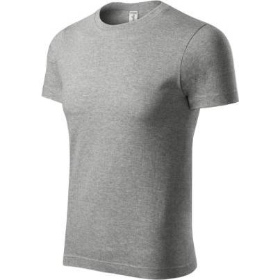 P74 Peak Tričko unisex tmavě šedý melír XS