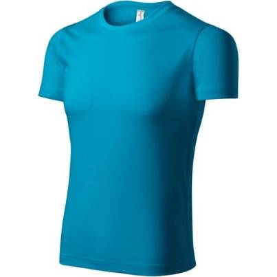 P81 Pixel Tričko unisex tyrkysová XS