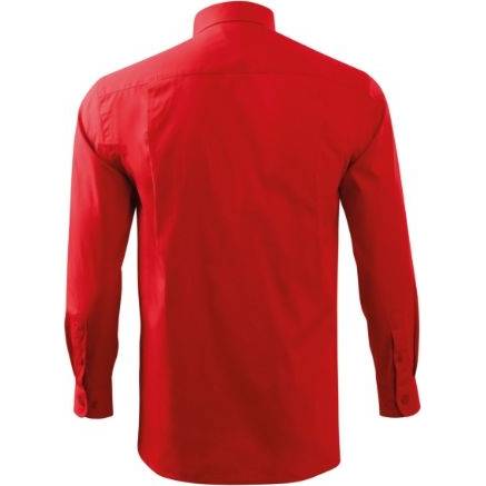 209 Style LS Košile pánská červená S