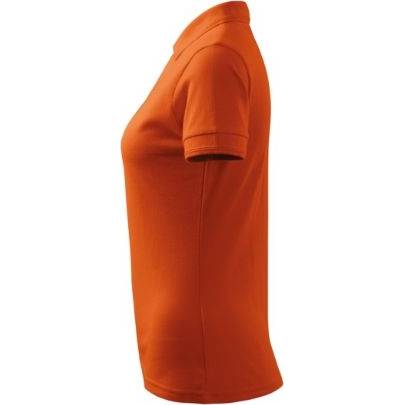 210 Pique Polo Polokošile dámská oranžová XS