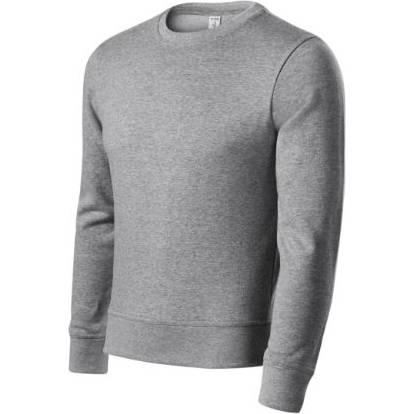 P41 Zero Mikina unisex tmavě šedý melír XS