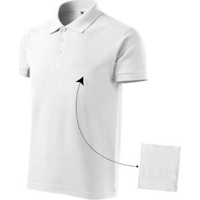 212 Cotton Polokošile pánská bílá 3XL