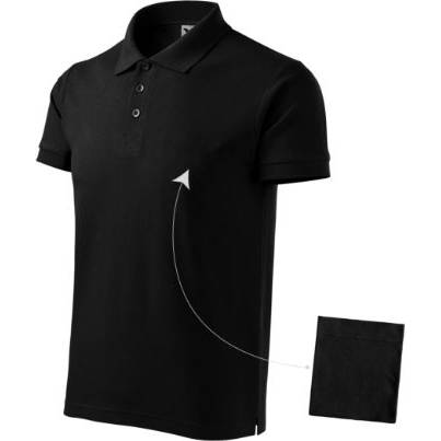 212 Cotton Polokošile pánská černá 3XL