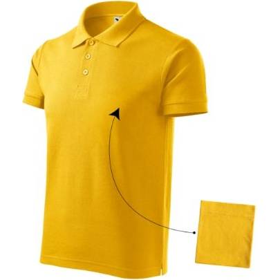 212 Cotton Polokošile pánská žlutá S