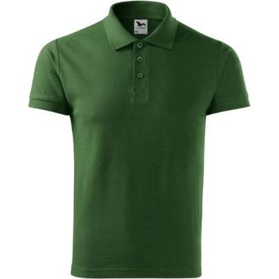 212 Cotton Polokošile pánská lahvově zelená 3XL