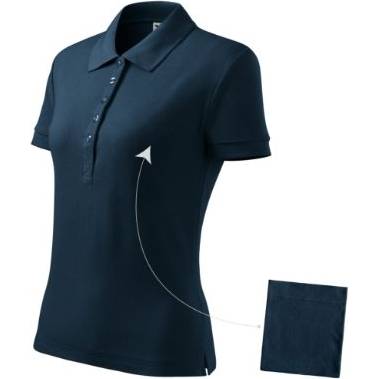 213 Cotton Polokošile dámská námořní modrá XS