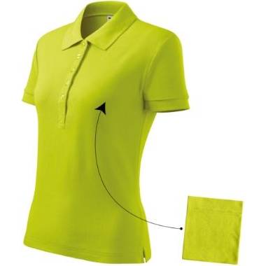 213 Cotton Polokošile dámská limetková S