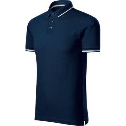 251 Perfection plain Polokošile pánská námořní modrá S