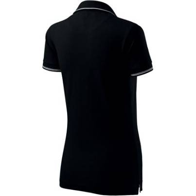 253 Perfection plain Polokošile dámská černá 2XL