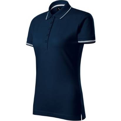 253 Perfection plain Polokošile dámská námořní modrá S