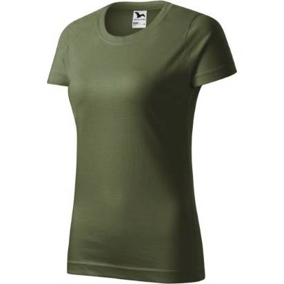 134 Basic Tričko dámské khaki XS