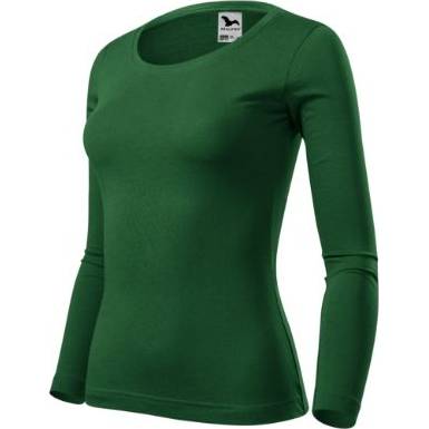 169 Fit-T LS Triko dámské lahvově zelená XS