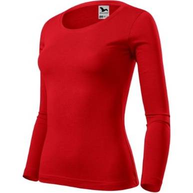 169 Fit-T LS Triko dámské červená XS