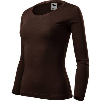 169 Fit-T LS Triko dámské kávová XS