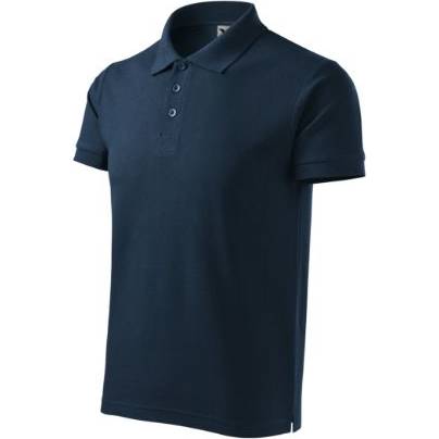 215 Cotton Heavy Polokošile pánská námořní modrá S