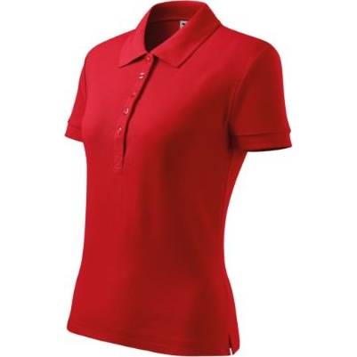 216 Cotton Heavy Polokošile dámská červená XS