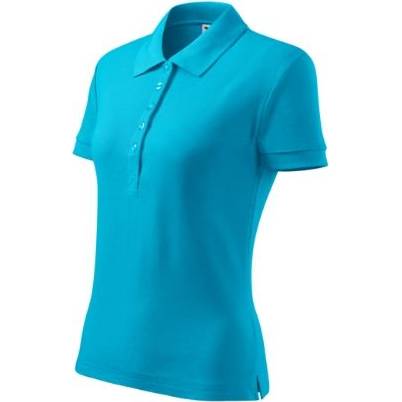 216 Cotton Heavy Polokošile dámská tyrkysová XS