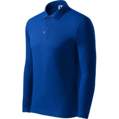 221 Pique Polo LS Polokošile pánská královská modrá S