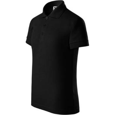 222 Pique Polo Polokošile dětská černá 158 cm/12 let