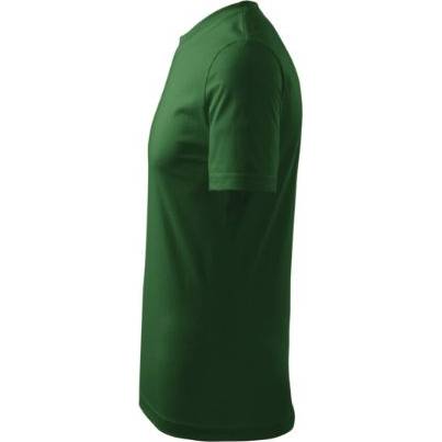 110 Heavy Tričko unisex lahvově zelená S