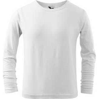 121 Fit-T LS Triko dětské bílá 110 cm/4 roky