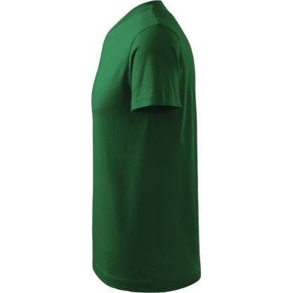 102 V-neck Tričko unisex lahvově zelená S