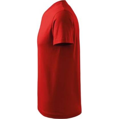 102 V-neck Tričko unisex červená S
