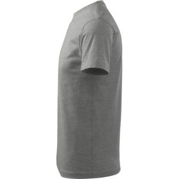 135 Classic New Tričko dětské tmavě šedý melír 158 cm/12 let