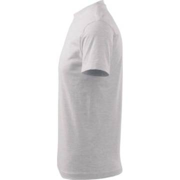 138 Basic Tričko dětské světle šedý melír 110 cm/4 roky