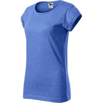 164 Fusion Tričko dámské modrý melír XS