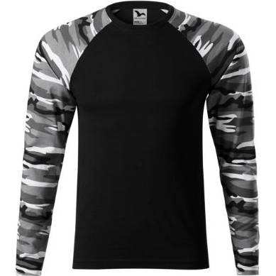 166 Camouflage LS Triko unisex