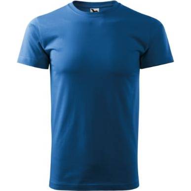 137 Heavy New Tričko unisex azurově modrá XS