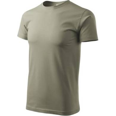 137 Heavy New Tričko unisex světlá khaki M