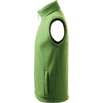 518 Next Fleece vesta unisex trávově zelená XS