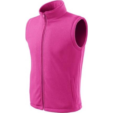 518 Next Fleece vesta unisex fuchsia red XS