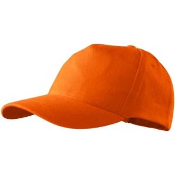 307 5P Čepice unisex oranžová nastavitelná