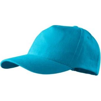 307 5P Čepice unisex tyrkysová nastavitelná
