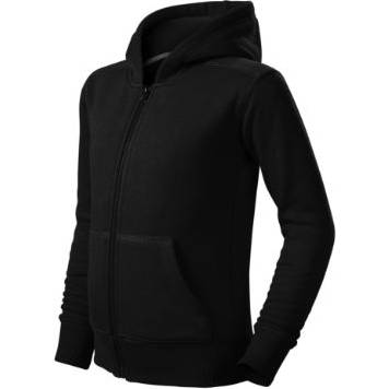 412 Trendy Zipper Mikina dětská černá 122 cm/6 let