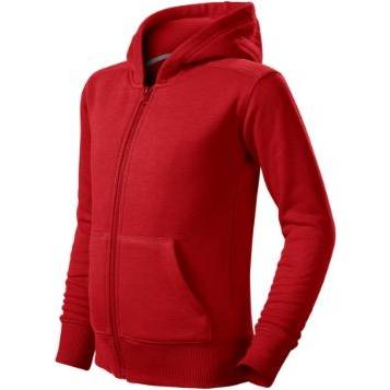412 Trendy Zipper Mikina dětská červená 122 cm/6 let