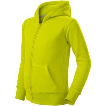 412 Trendy Zipper Mikina dětská limetková 122 cm/6 let
