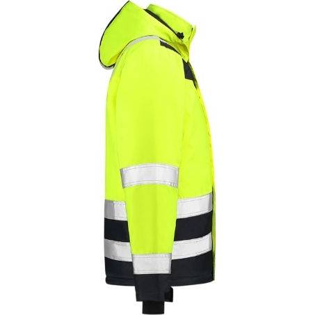 T51 Midi Parka High Vis Bicolor Pracovní bunda unisex fluorescenční žlutá M