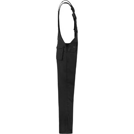 T66 Dungaree Overall Industrial Pracovní kalhoty s laclem unisex černá S