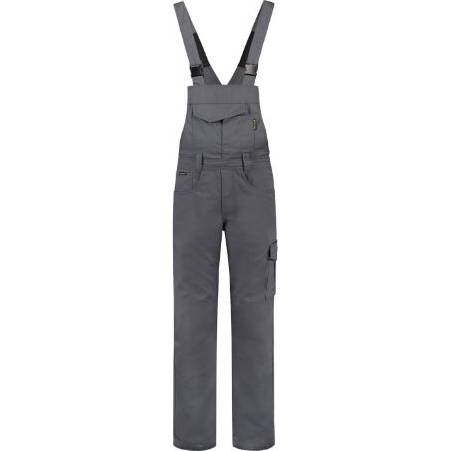 T66 Dungaree Overall Industrial Pracovní kalhoty s laclem unisex convoy gray S
