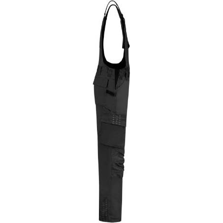 T67 Bib & Brace Twill Cordura Pracovní kalhoty s laclem unisex černá 44