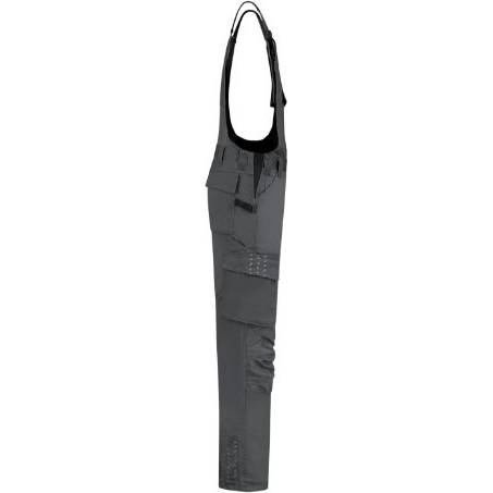 T67 Bib & Brace Twill Cordura Pracovní kalhoty s laclem unisex tmavě šedá 44