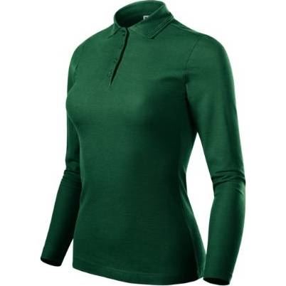 231 Pique Polo LS Polokošile dámská dark green XS