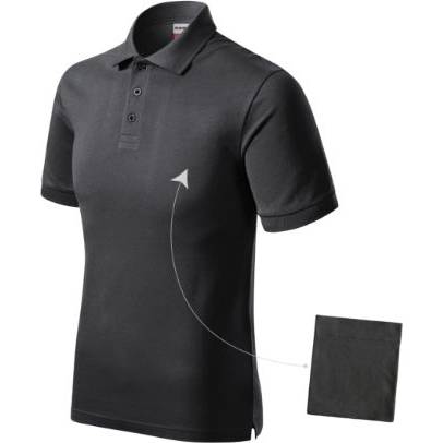 R20 Resist Heavy Polo Polokošile pánská ebony gray S